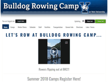 Tablet Screenshot of bulldogrowingcamp.com